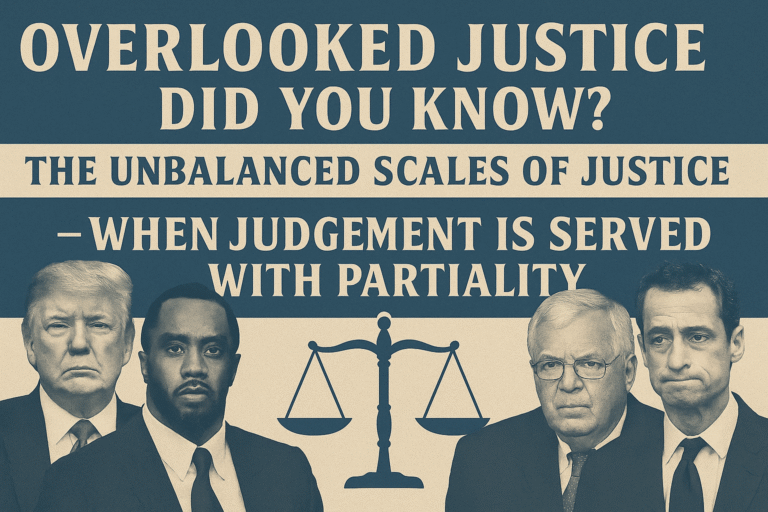 The Unbalanced Scales of Justice — When Judgment Is Served with Partiality