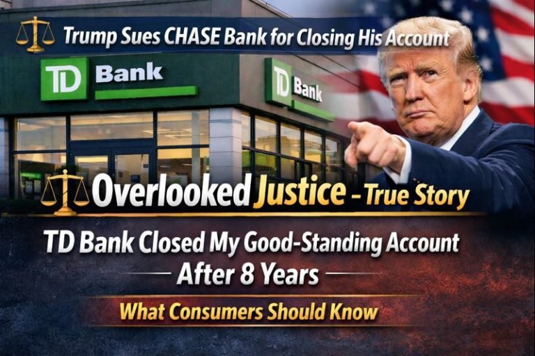 TD Bank Closed My Good-Standing Account After 8 Years — What Consumers Should Know