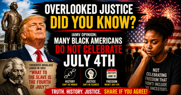 Why Many Black Americans Do Not Celebrate July 4th