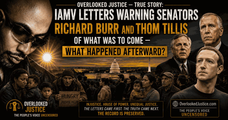 IAMV Letters Warning Senators Richard Burr and Thom Tillis of What Was to Come — What Happened Afterward?