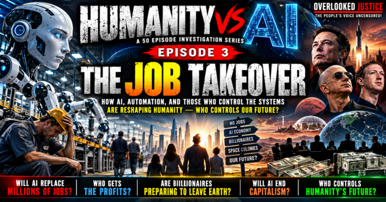 HOW AI, AUTOMATION, AND THOSE WHO CONTROL THE SYSTEMS ARE RESHAPING HUMANITY — WHO CONTROLS OUR FUTURE?